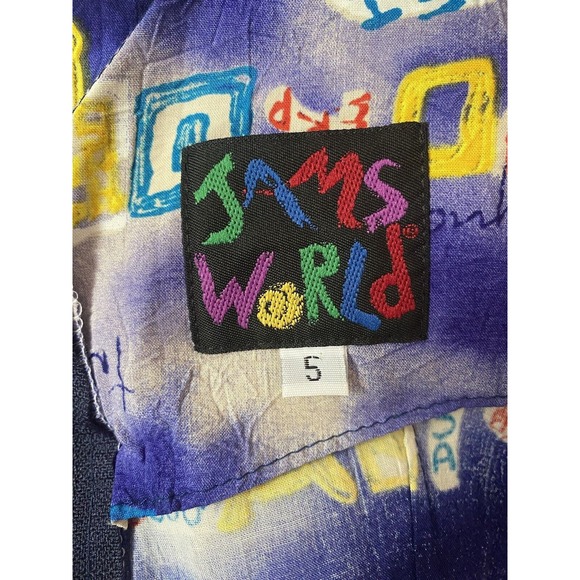 Jams World Dress Sundress Floral Sleeveless Scoop Neck Sheath Purple Siz… - Picture 6 of 7